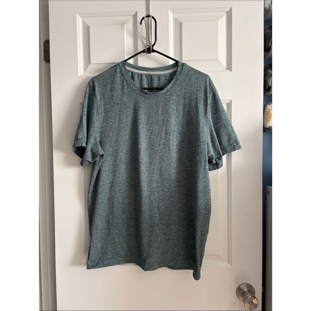 Lululemon Athletica Men’s Dri-Fit Crewneck Short Sleeve Active Tee Green Size L